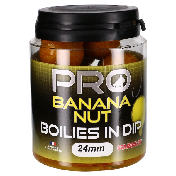 Boilies in Dip Starbaits Probiotic Banana Nut 24 mm