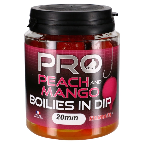 Boilies in Dip Starbaits Probiotic Peach Mango 20 mm