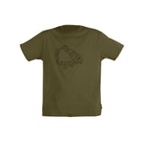 Camiseta Avid Carp Icon Khaki