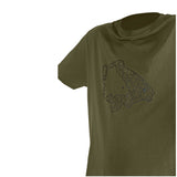 Camiseta Avid Carp Icon Khaki