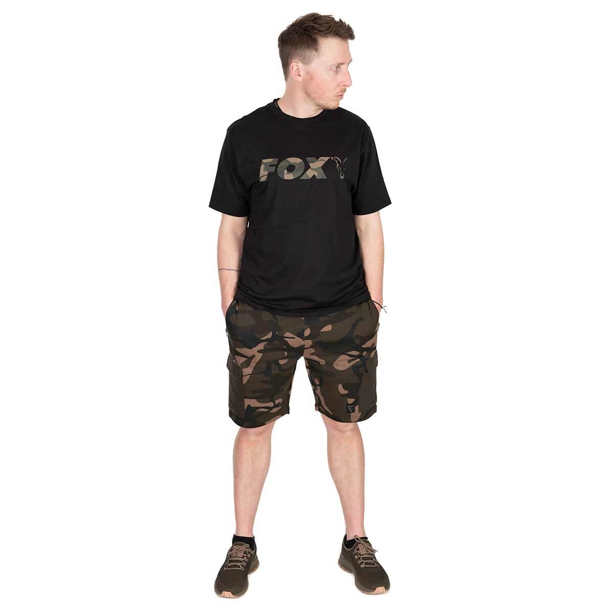 Camiseta Fox Logo T Negro/Camo