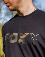 Camiseta Fox Logo T Negro/Camo