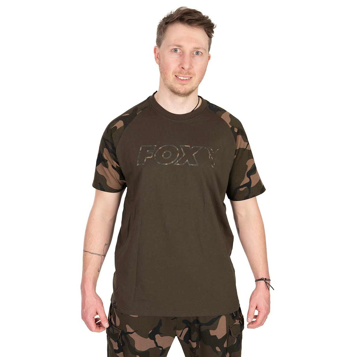 Camiseta Fox Outline T Khaki/Camo