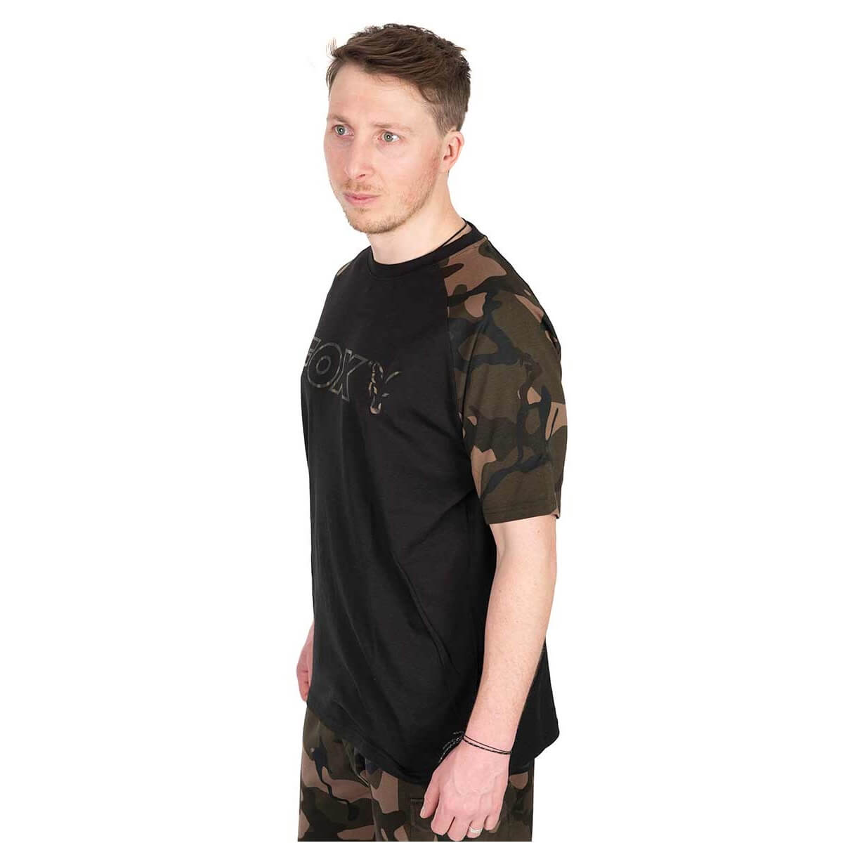 Camiseta Fox Outline T Negro/Camo