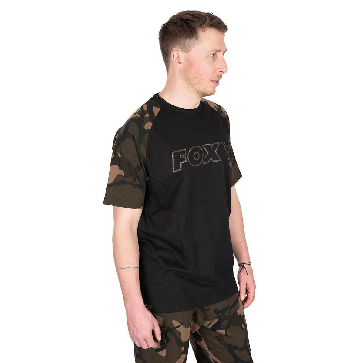 Camiseta Fox Outline T Negro/Camo