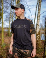 Camiseta Fox Outline T Negro/Camo