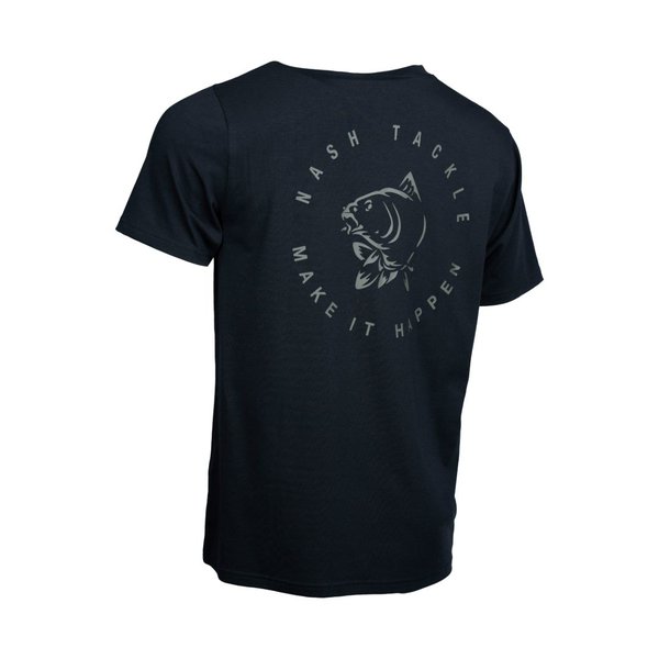 Camiseta Nash Make It Happen Carp Logo Negra