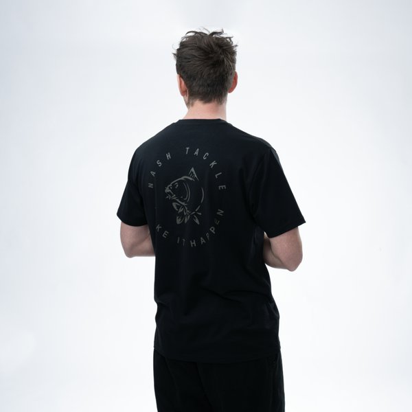 Camiseta Nash Make It Happen Carp Logo Negra
