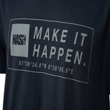 Camiseta Nash Make It Happen Coordinates Negra