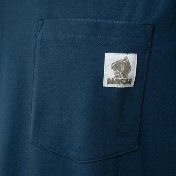 Camiseta Nash Make It Happen con bolsillo Azul