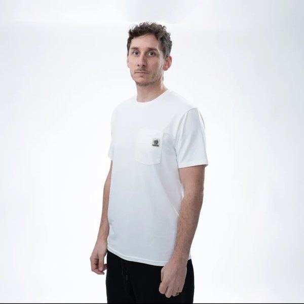 Camiseta Nash Make It Happen con bolsillo Blanca