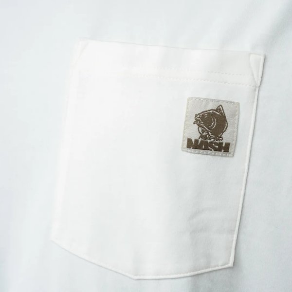 Camiseta Nash Make It Happen con bolsillo Blanca