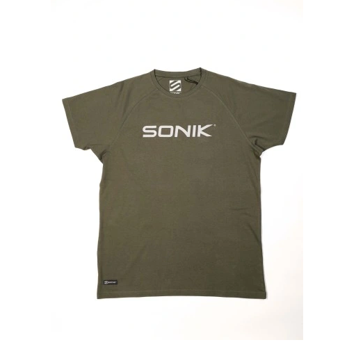 Camiseta Sonik Raglan Tee Verde Talla M