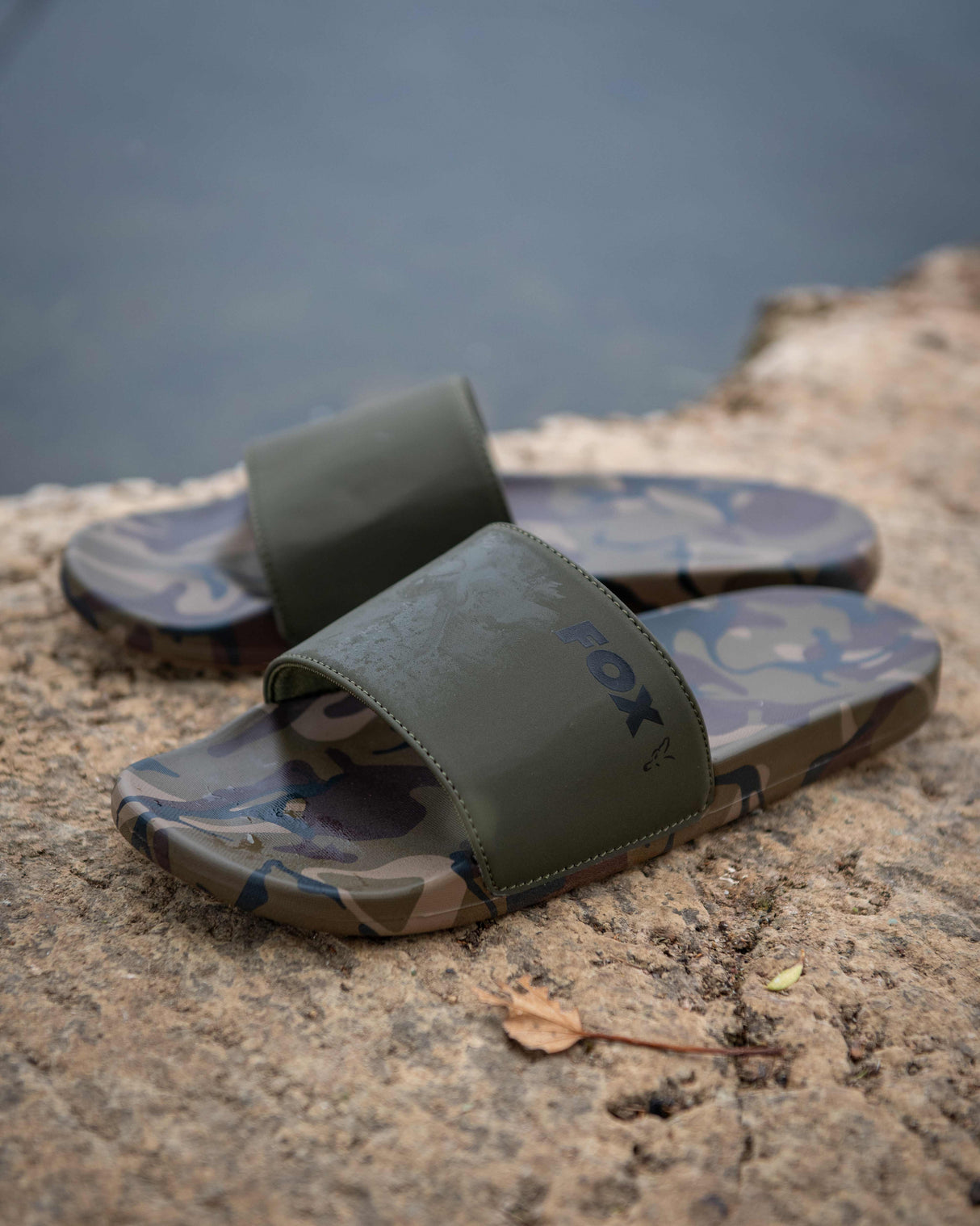 Chanclas Fox Sliders Caqui/Camo