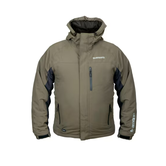 Chaqueta Impermeable Shimano Padded Verde