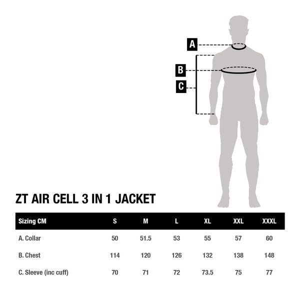 Chaqueta térmica Nash ZT Air Cell 3 en 1