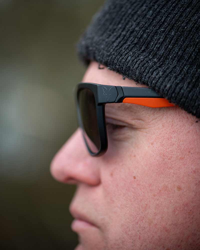 Gafas de sol polarizadas Fox Collection Negra y Naranja