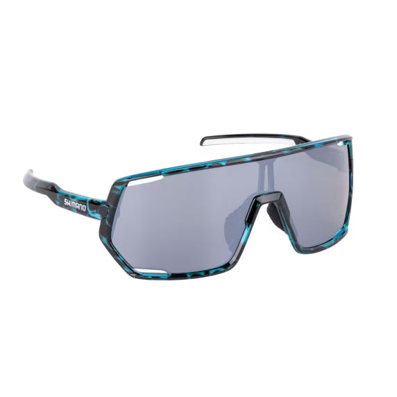 Gafas de sol polarizadas Shimano Lesath Carey azul y Plata