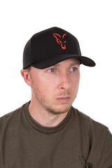 Gorra Fox Baseball Negro-Naranja