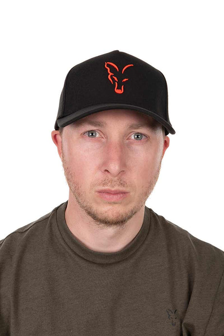 Gorra Fox Baseball Negro-Naranja