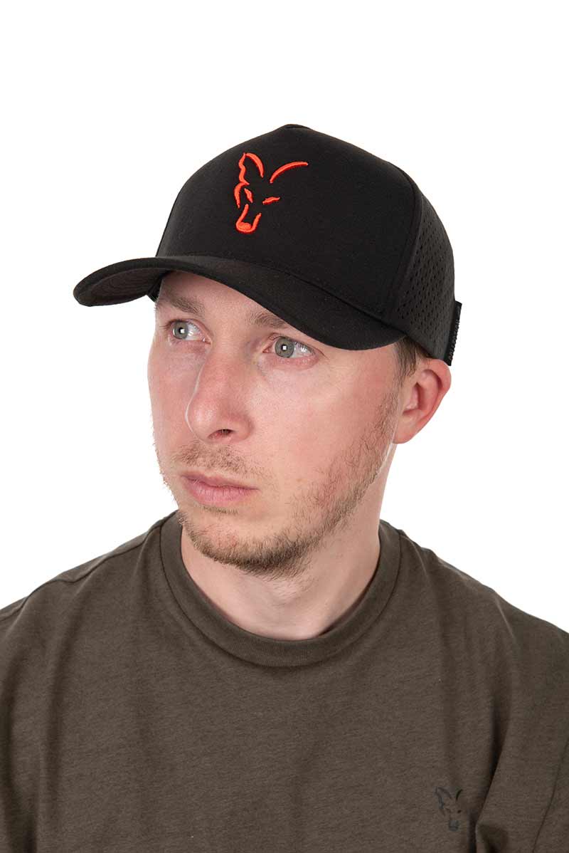 Gorra Fox Baseball Negro-Naranja