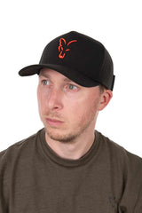 Gorra Fox Baseball Negro-Naranja
