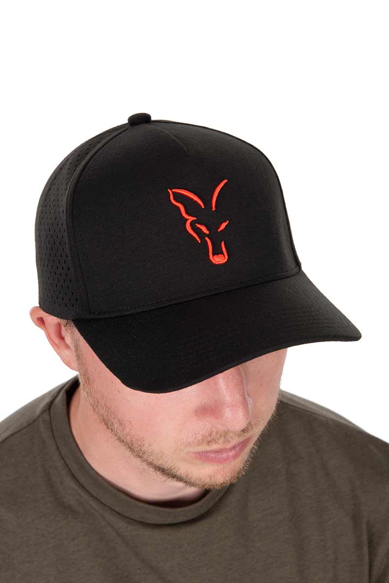Gorra Fox Baseball Negro-Naranja