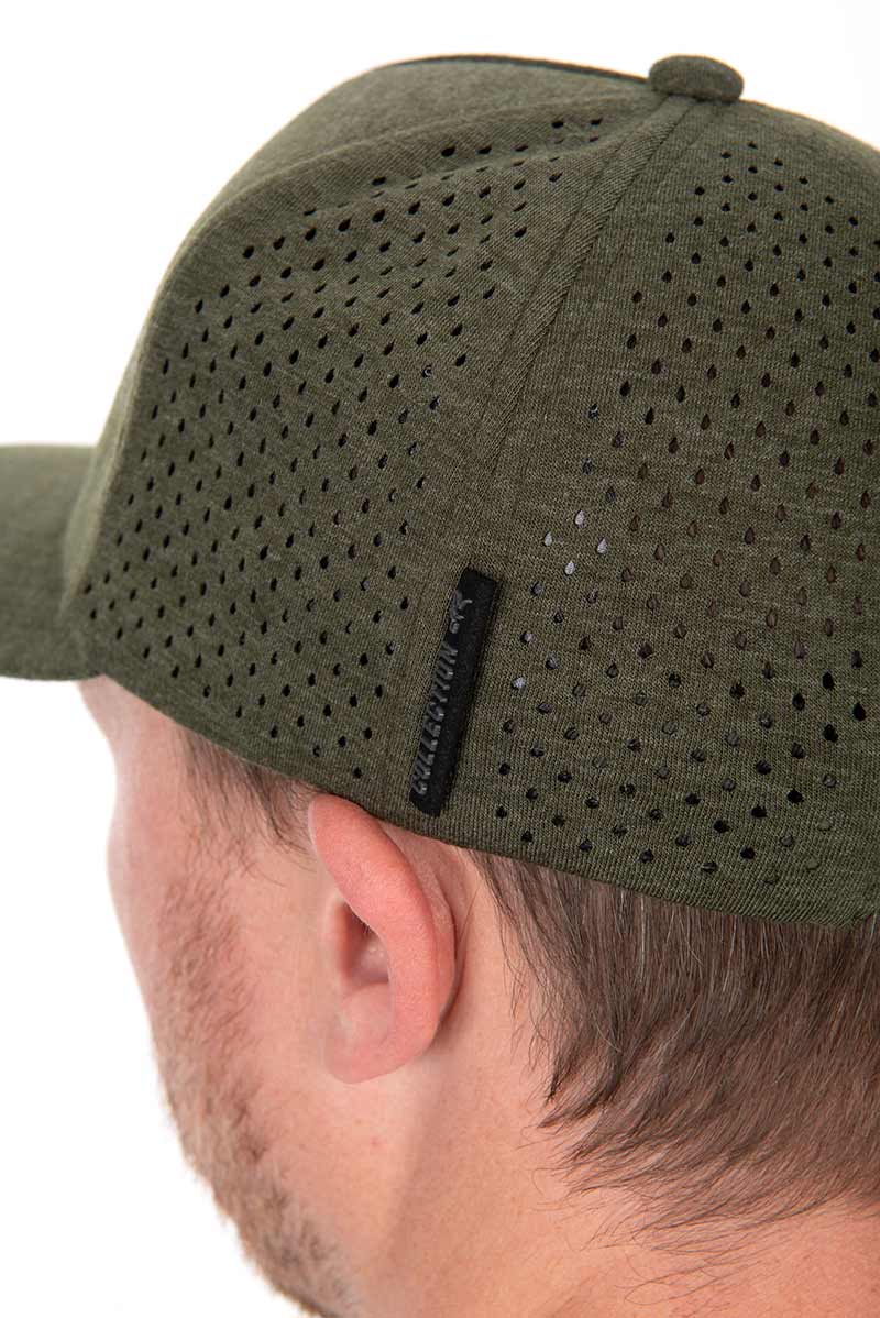 Gorra Fox Baseball Verde-Negra