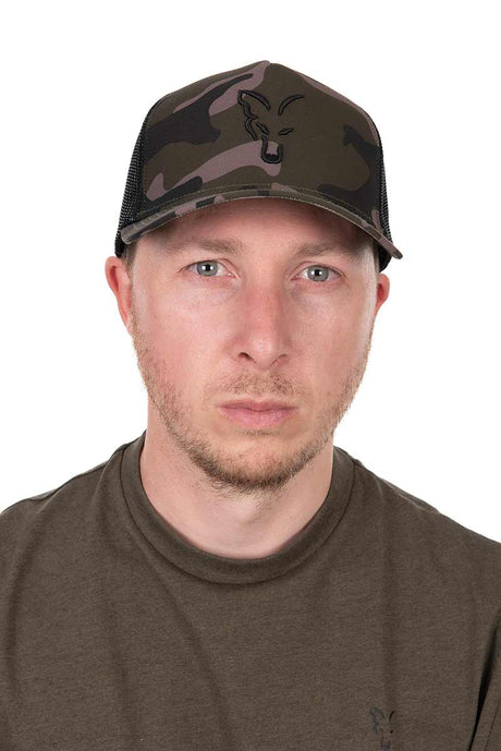 Gorra Fox Trucker Negra-Camo
