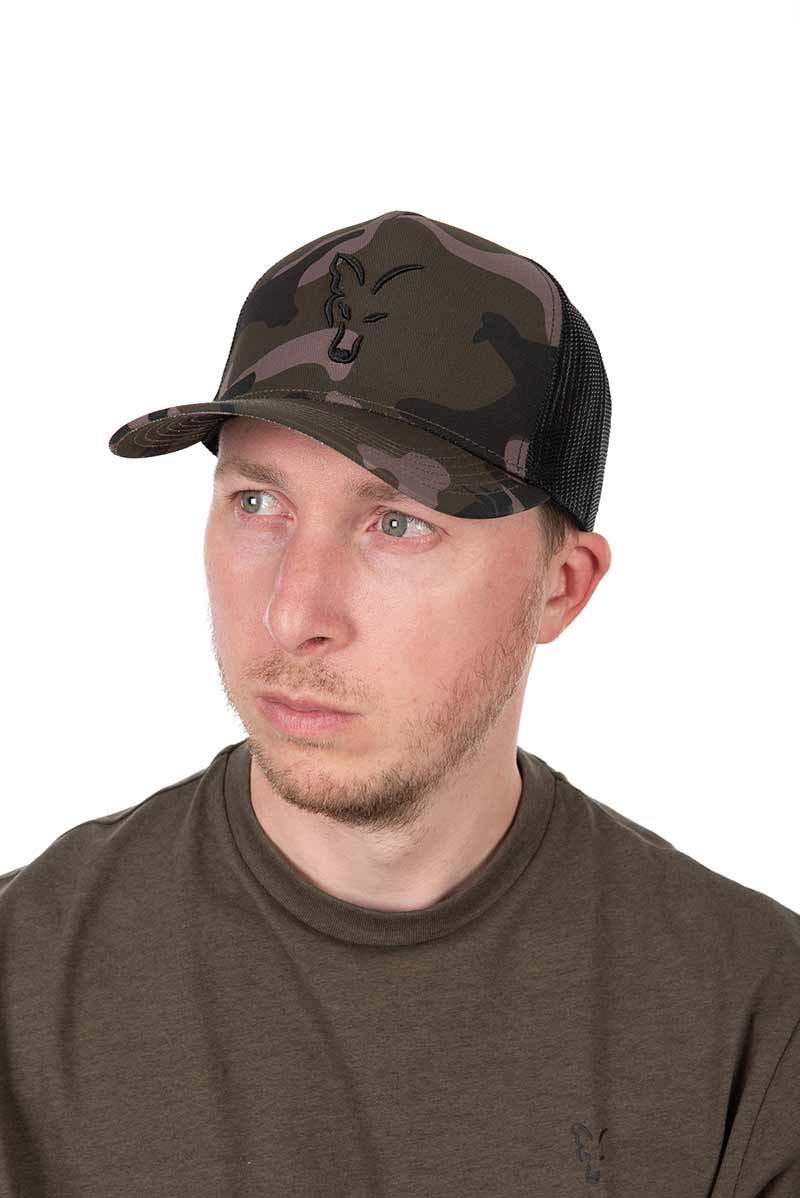 Gorra Fox Trucker Negra-Camo
