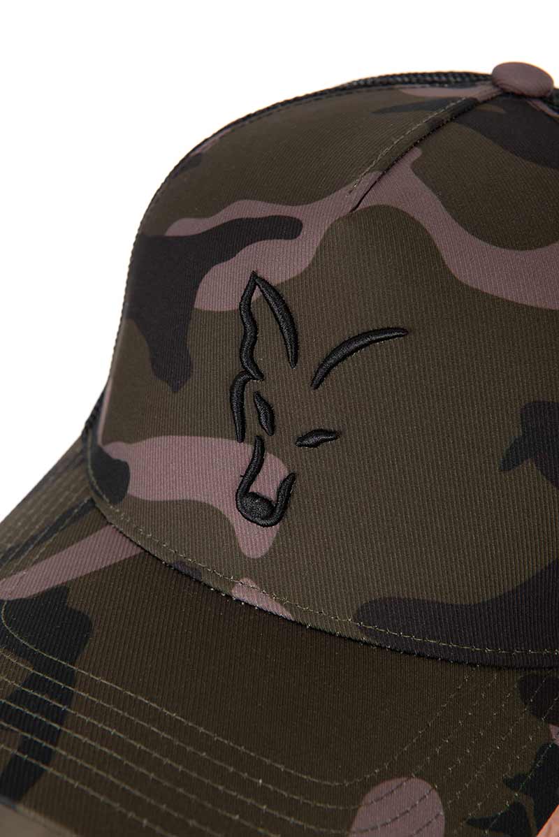 Gorra Fox Trucker Negra-Camo