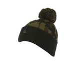 Gorro Avid Carp Camo y Negro con bola