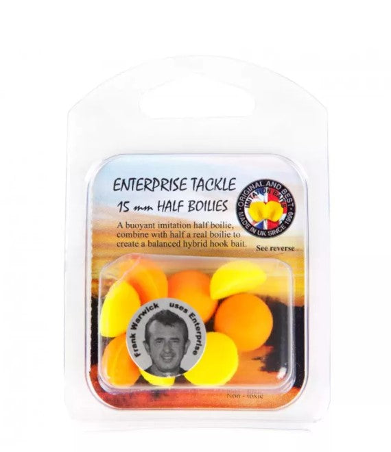 Half Boilies Enterprise Naranja y Amarillo 15 mm