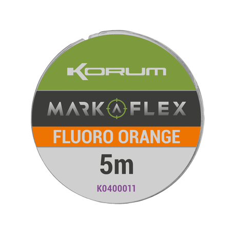 Hilo marcador Korum Marka-Flex Fluoro Naranja 5M - Tienda Carpfishing