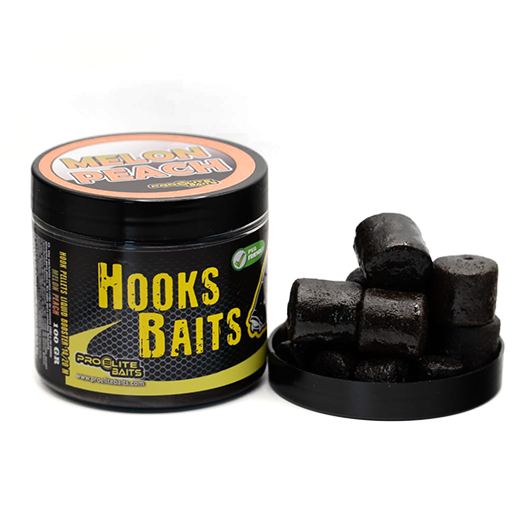 Hook Pellets en líquido Pro Elite Baits Melon & Peach 14-20 mm