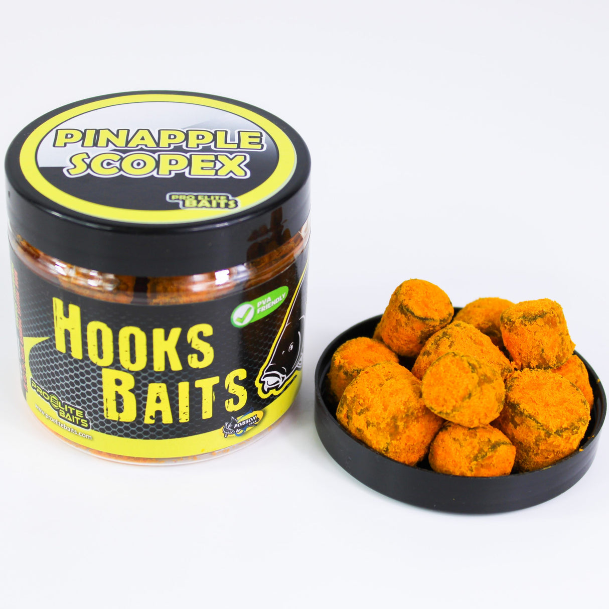 Hook Pellets en polvo Pro Elite Baits Piña Scopex 14-20 mm