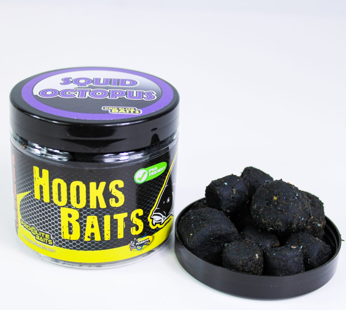 Hook Pellets en polvo Pro Elite Baits Squid Octopus 14-20 mm