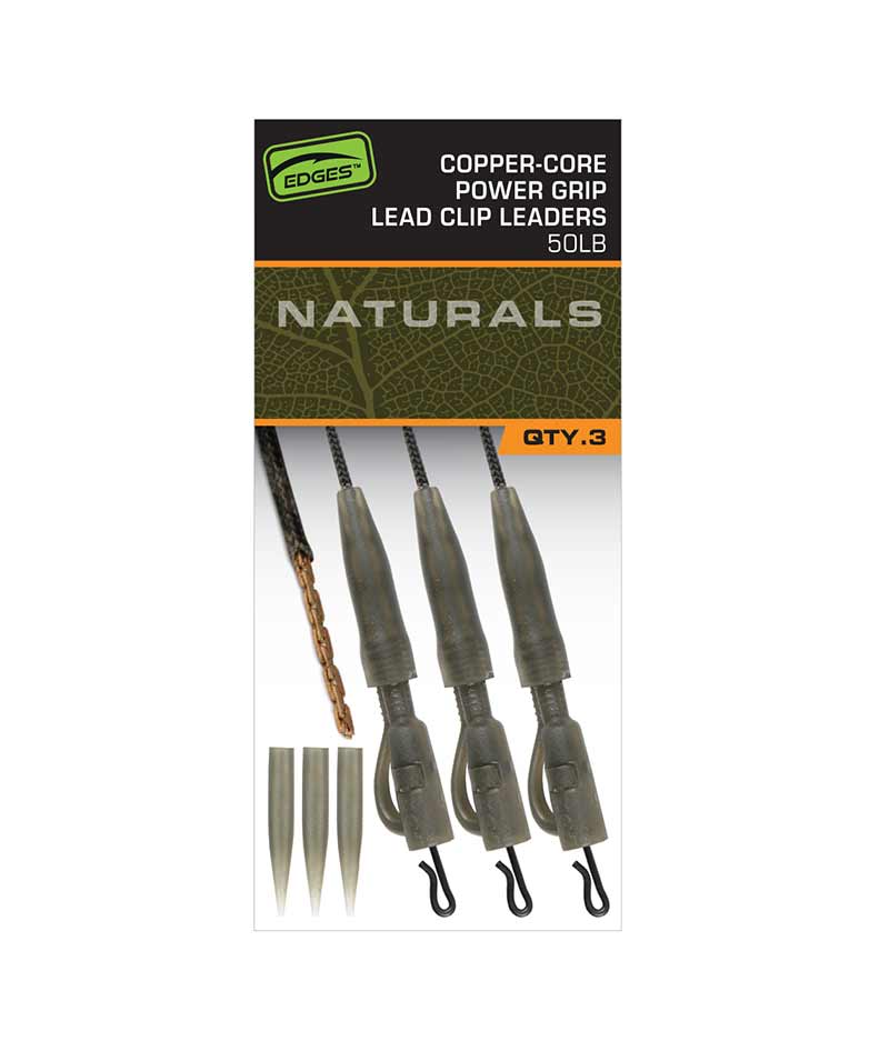 Leadcore Lead Clip Leaders Fox Edges Copper Core 50 lb