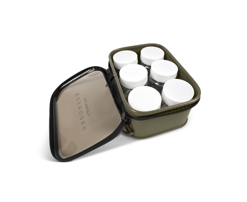 Macuto de 6 botes de cebo Korum Eva