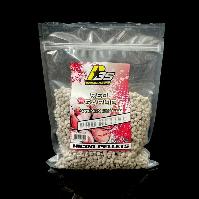 Micro Pellets Peralbaits Red Garlic 7 mm