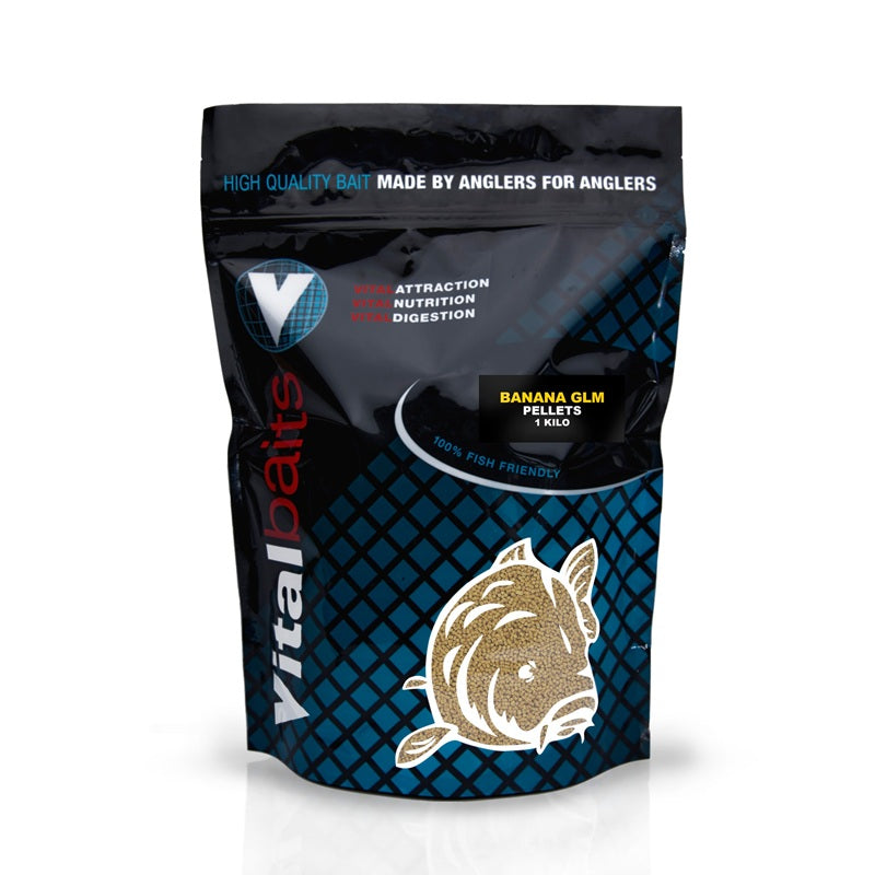 Micro Pellets Vitalbaits Banana GLM 4 mm