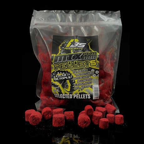 Mix Pellets Peralbaits Crab Octopus 14-20 mm - Tienda Carpfishing