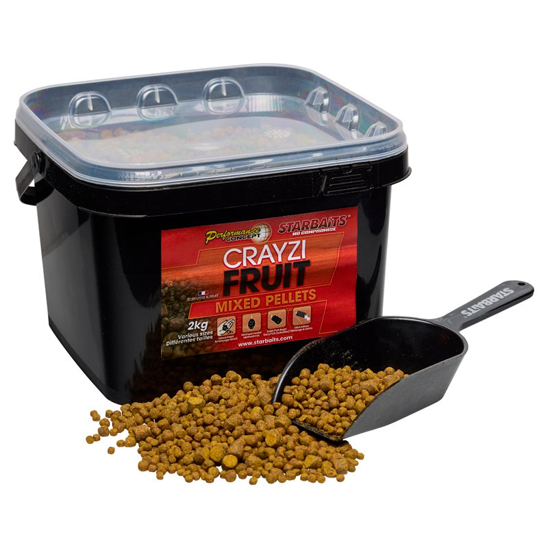 Mix de pellet Starbaits Crayzi Fruit 2 Kg