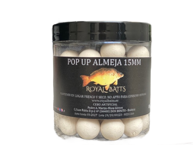 Pop Up Royal Baits Almeja 15 mm