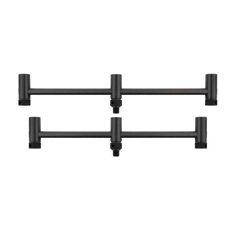 Pack 2 Buzz bars ajustables Fox Black Label Carbon 3 cañas 22 - 25 cm