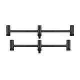 Pack 2 Buzz bars ajustables Fox Black Label Carbon 3 cañas 22 - 25 cm