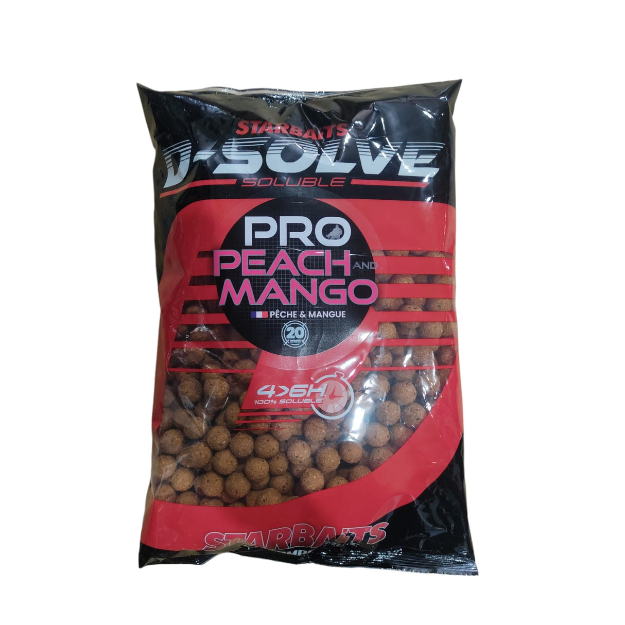 Boilies Starbaits Solubles Probiotic Peach Mango 20 mm 2,5 kg