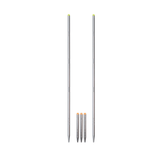 Pica de distancia ESP Wrap Sticks: dos palos de acero inoxidable y tres marcadores en funda resistente para carpfishing.
