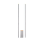 Pica de distancia ESP Wrap Sticks: dos palos de acero inoxidable y tres marcadores en funda resistente para carpfishing.