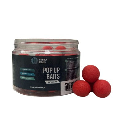 Pop Ups Nano Baits Blood Worm Rojo 15 mm